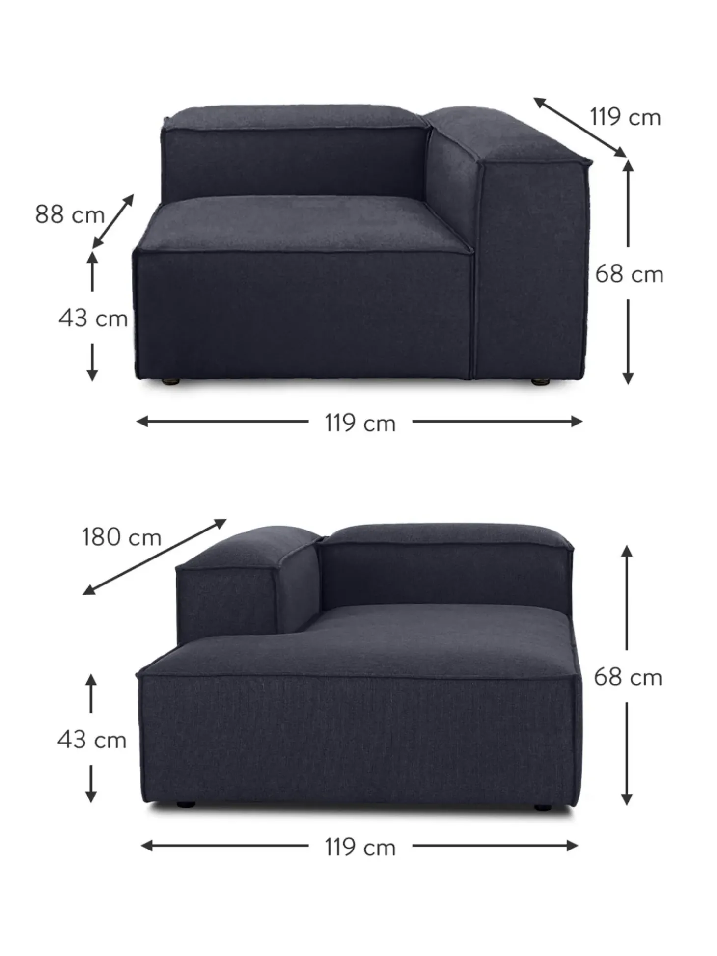 Sofa Rinconera Modular Lennon