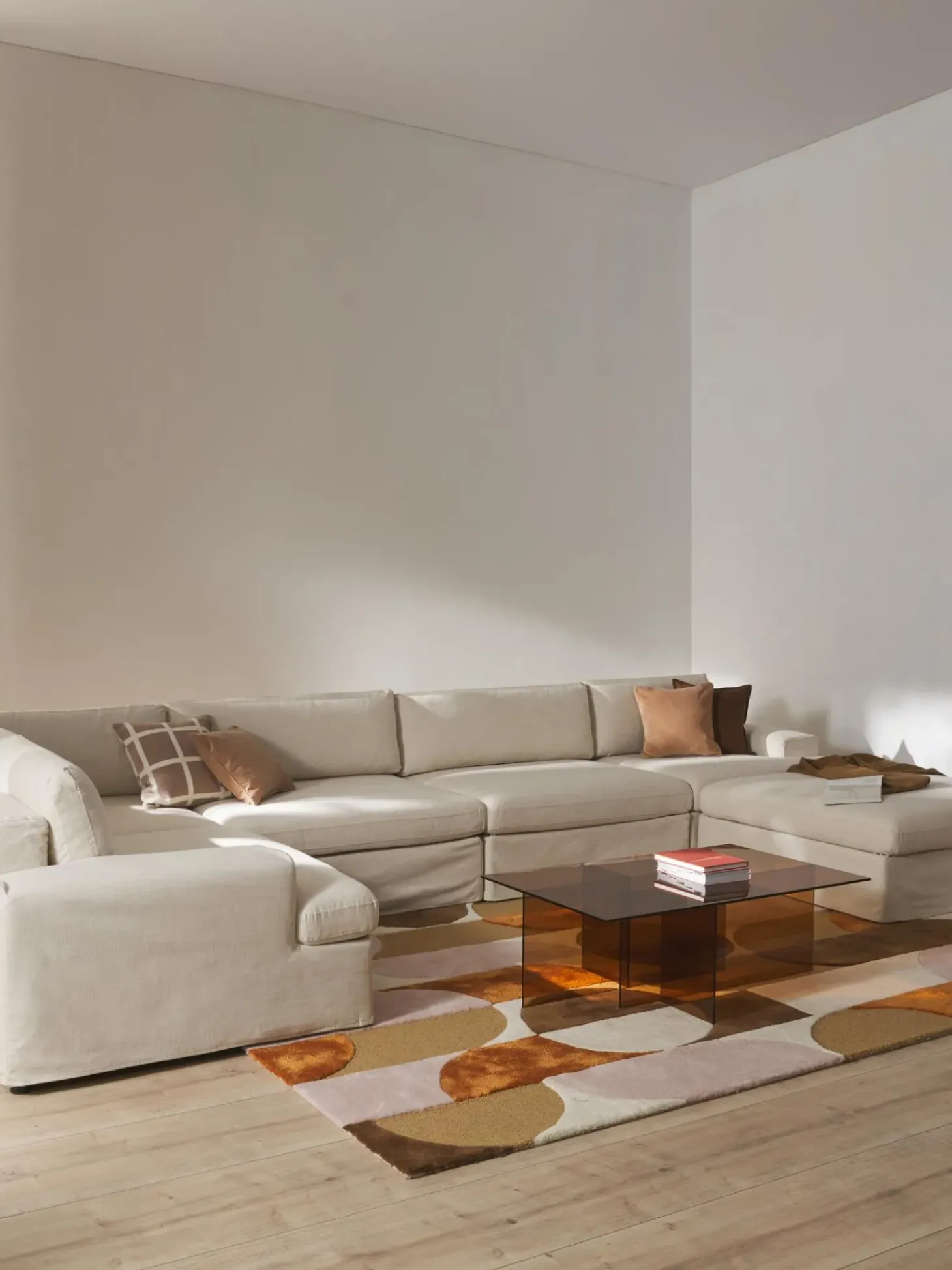 Sofa Rinconera Modular Russell, Desenfundable