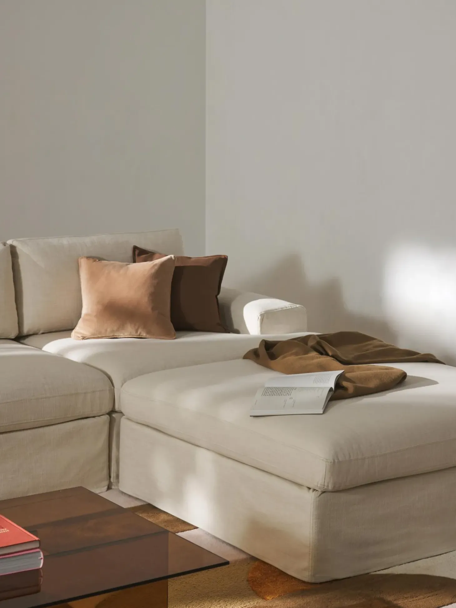 Sofa Rinconera Modular Russell, Desenfundable