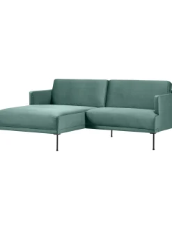 Sofa Rinconera Pequeno De Terciopelo Fluente