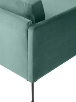 Sofa Rinconera Pequeno De Terciopelo Fluente