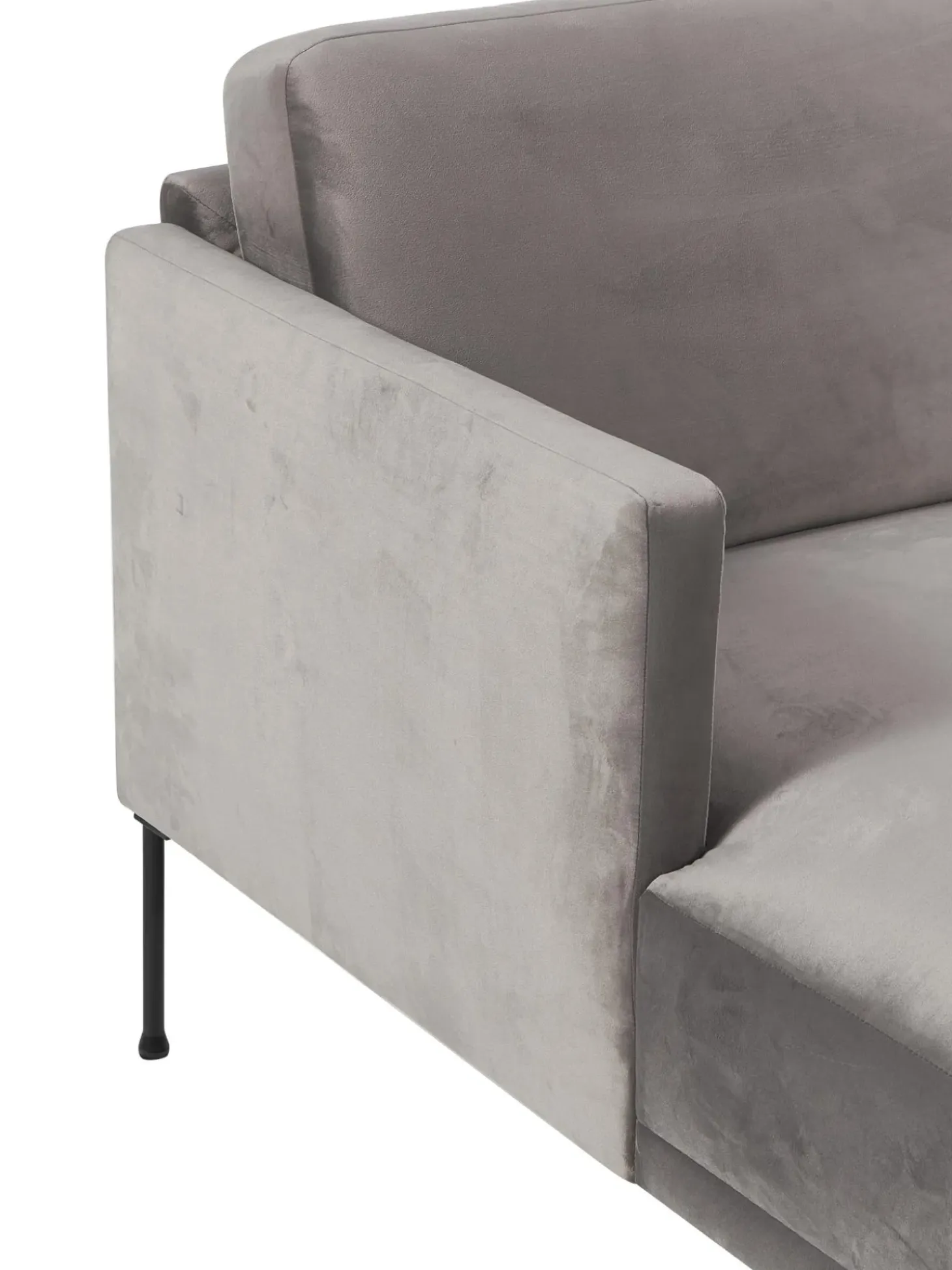 Sofa Rinconera Pequeno De Terciopelo Fluente