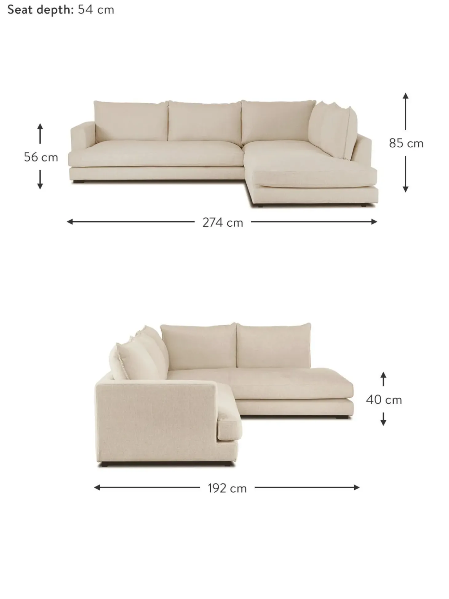 Sofa Rinconera Tribeca