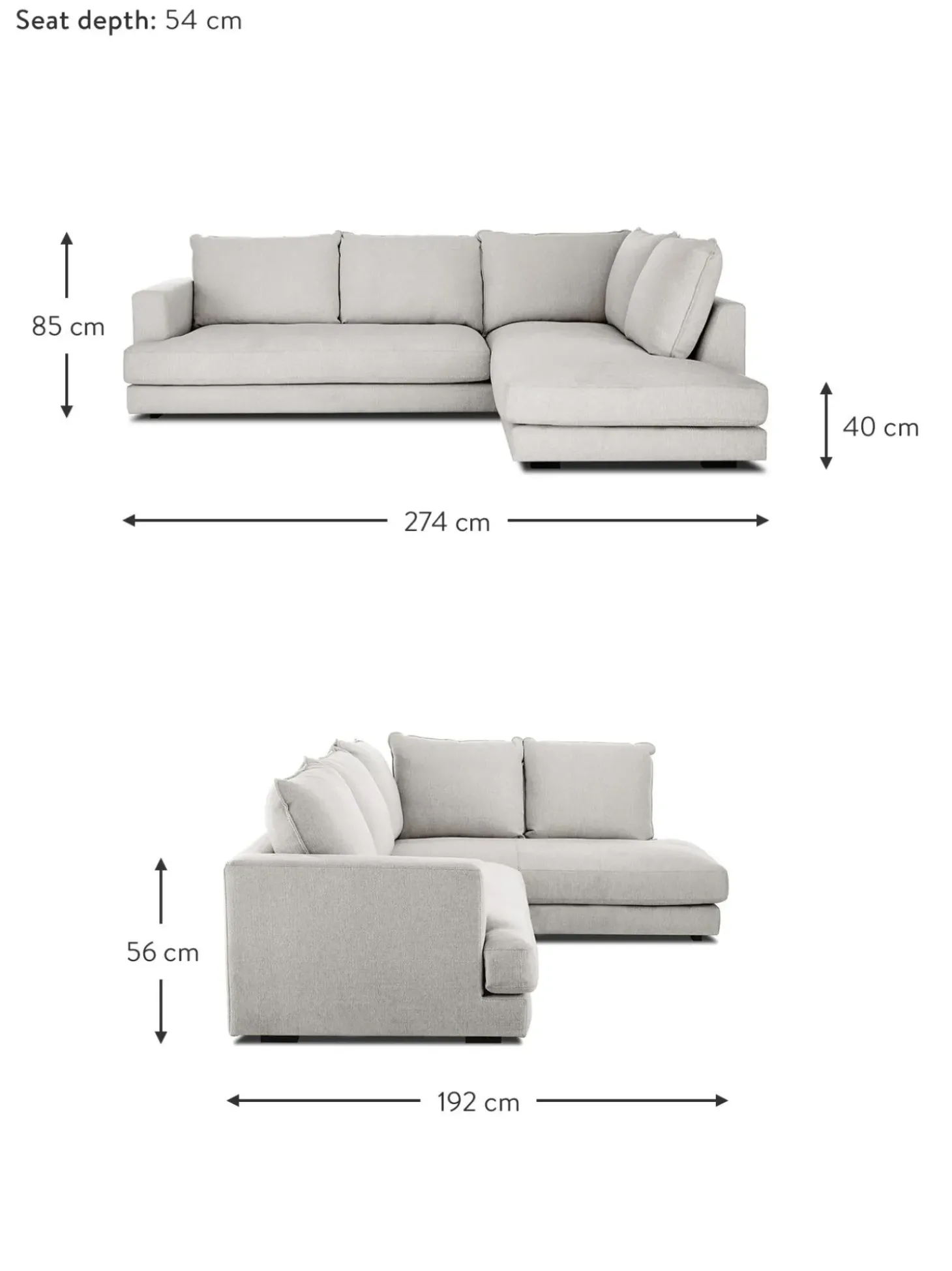 Sofa Rinconera Tribeca