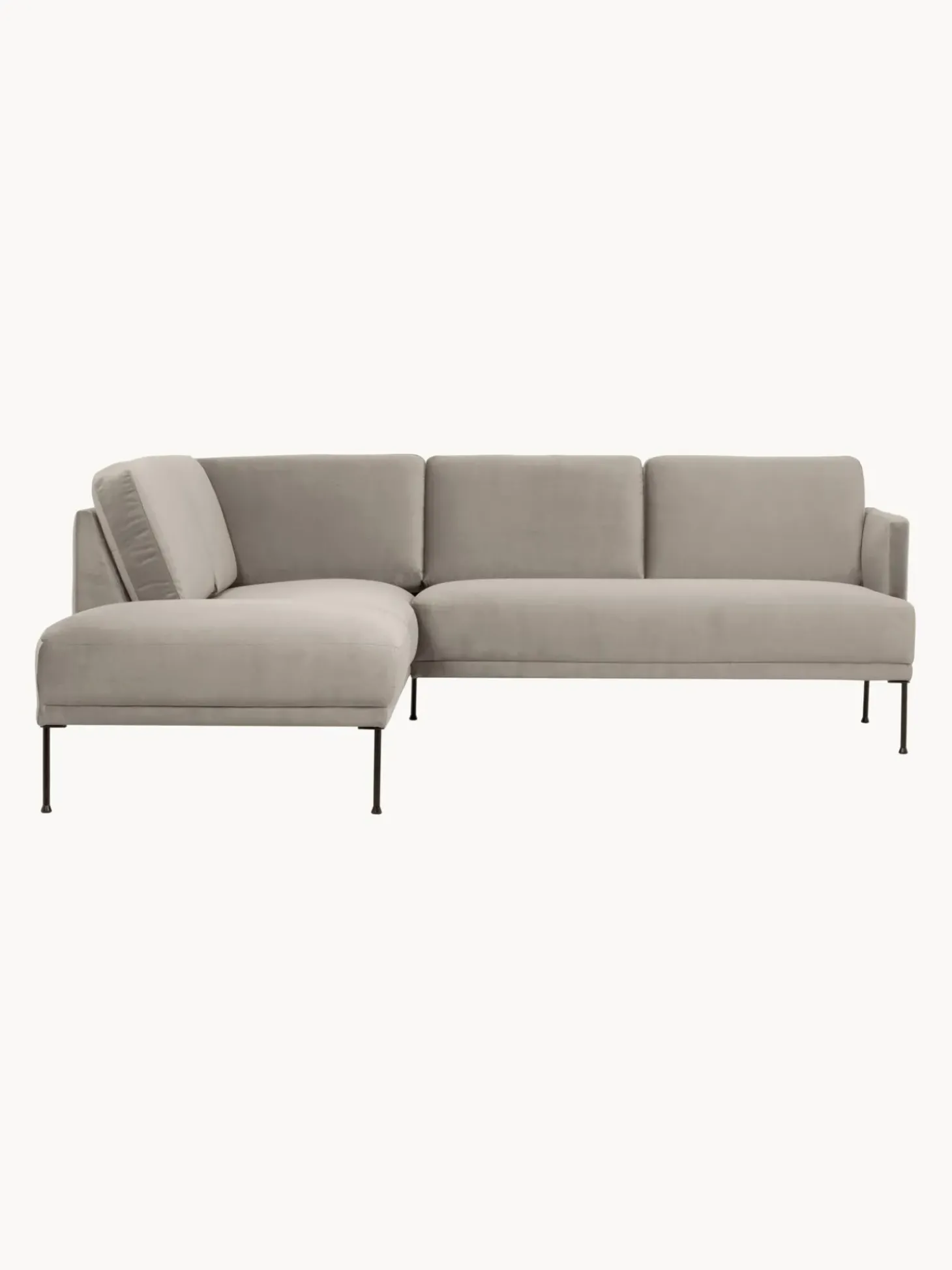 Sofa Rinconero De Terciopelo Fluente