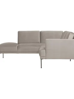 Sofa Rinconero De Terciopelo Fluente