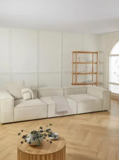 Sofa Rinconero Modular De Pana Lennon