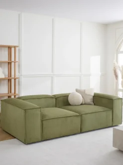 Sofa Rinconero Modular De Pana Lennon (3 Plazas)