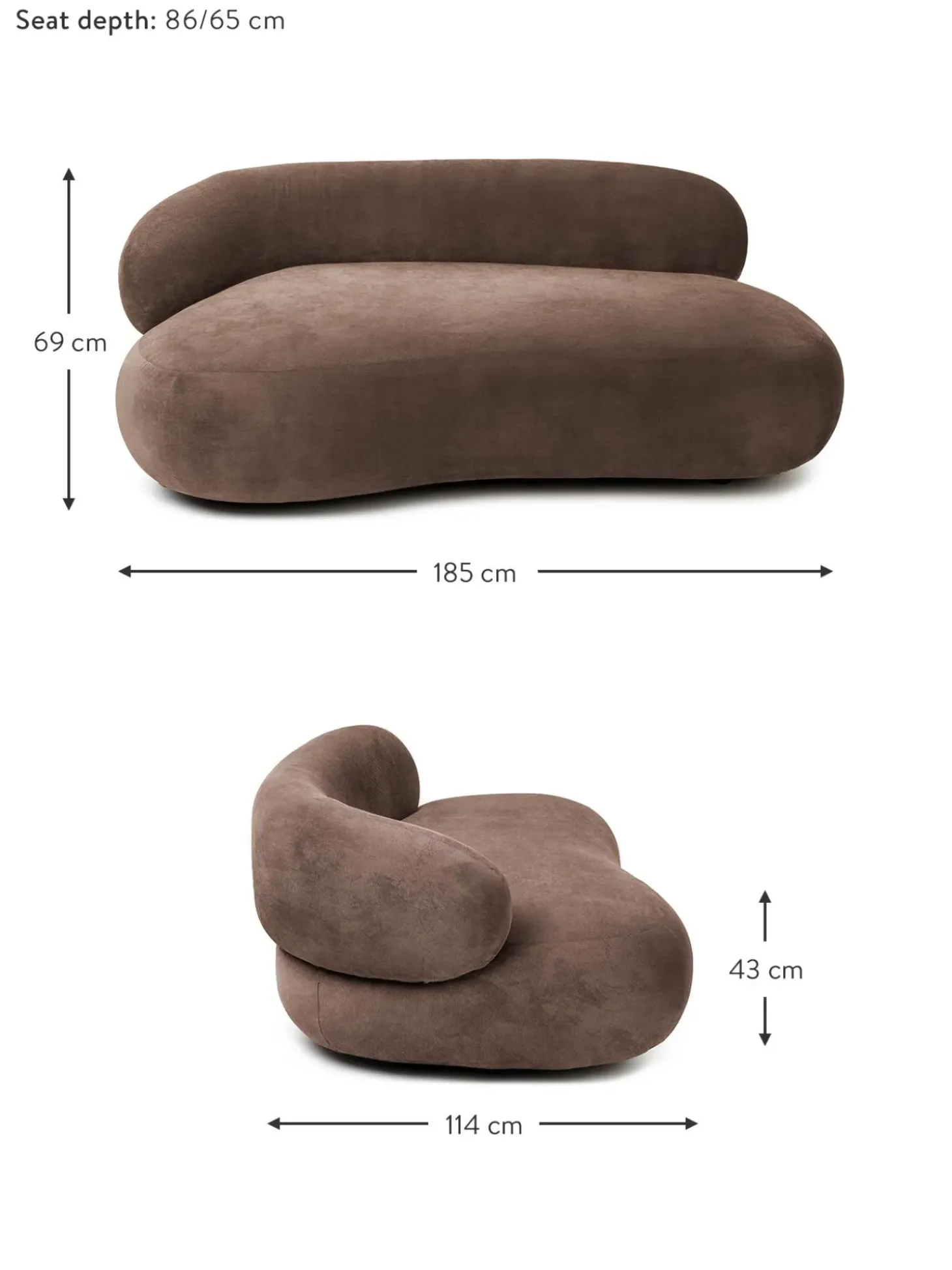 Sofa Rinon Alba (2 Plazas)
