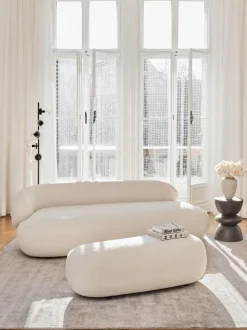 Sofa Rinon De Borreguillo Alba (3 Plazas)