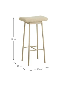 Taburete Alto De Borreguillo Zala