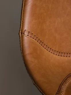 Taburete Alto De Cuero Sintetico Franky