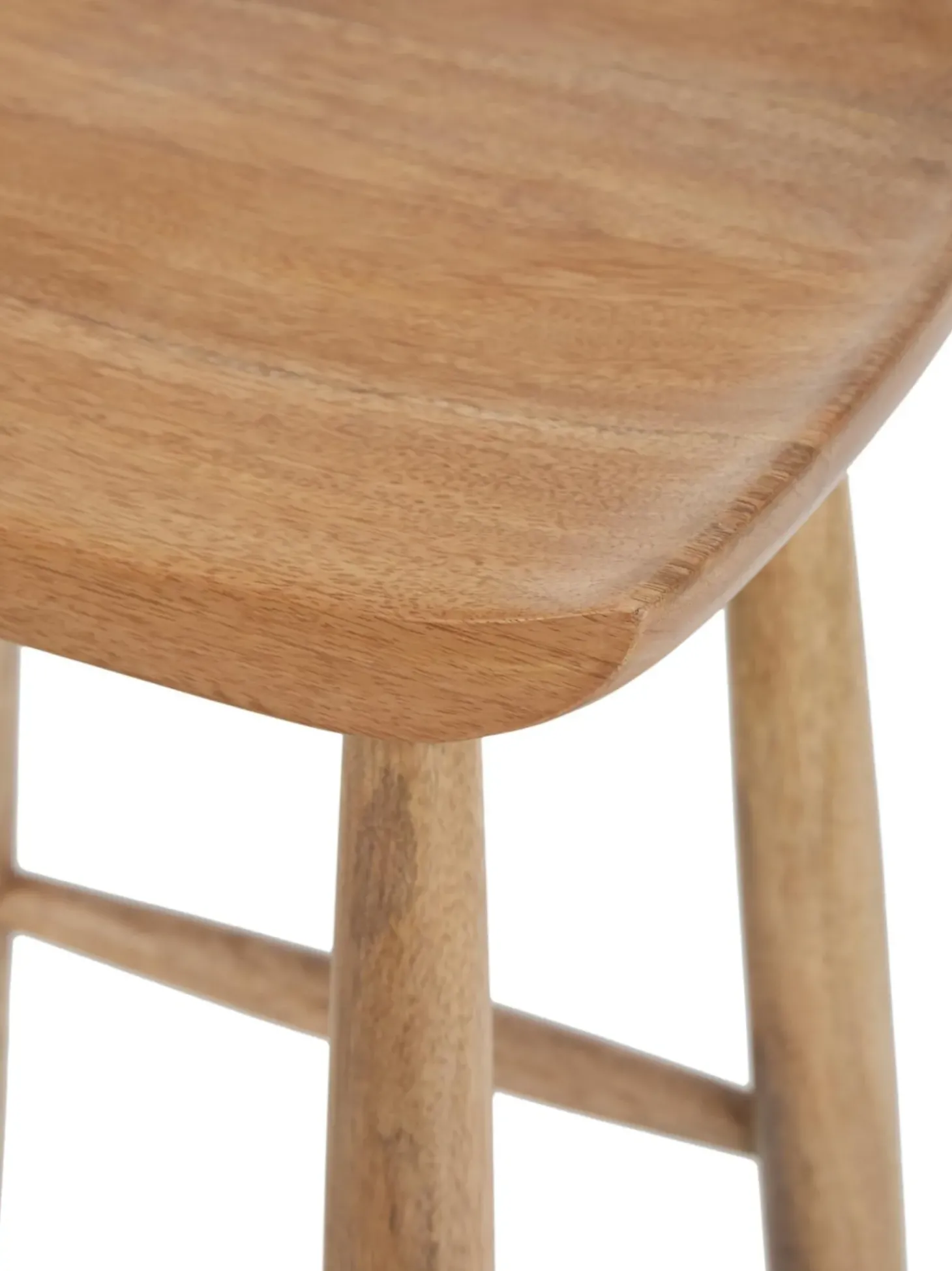 Taburete Alto De Madera De Mango Nino