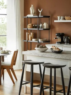 Taburete Alto De Madera De Mango Nino