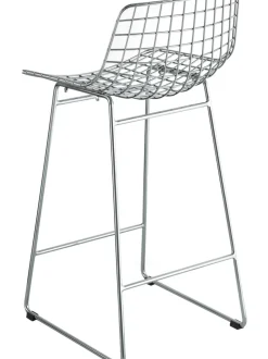 Taburete Alto De Metal Wire