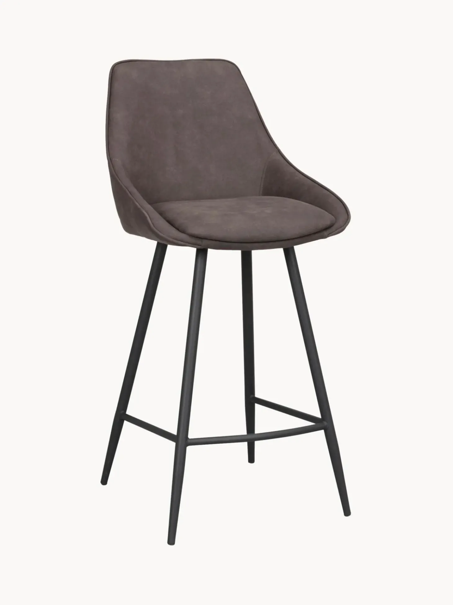 Taburete Alto De Terciopelo Sierra