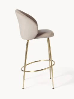 Taburete Alto De Terciopelo Luisa