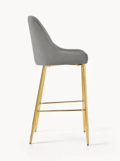 Taburete Alto De Terciopelo Ava