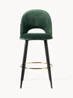 Taburete Alto De Terciopelo Rachel