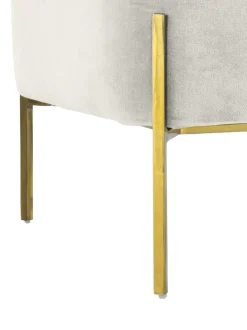 Taburete Ancho De Terciopelo Harper