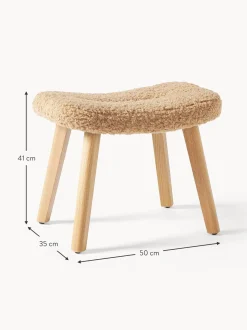 Taburete De Borreguillo Wing