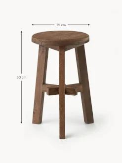 Taburete De Madera De Acacia Dingklik