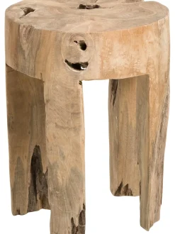 Taburete De Teca Java