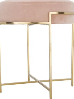 Taburete De Terciopelo Madeleine