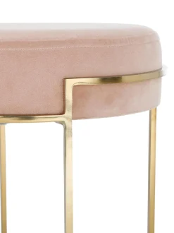 Taburete De Terciopelo Madeleine