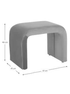 Taburete De Terciopelo Penelope