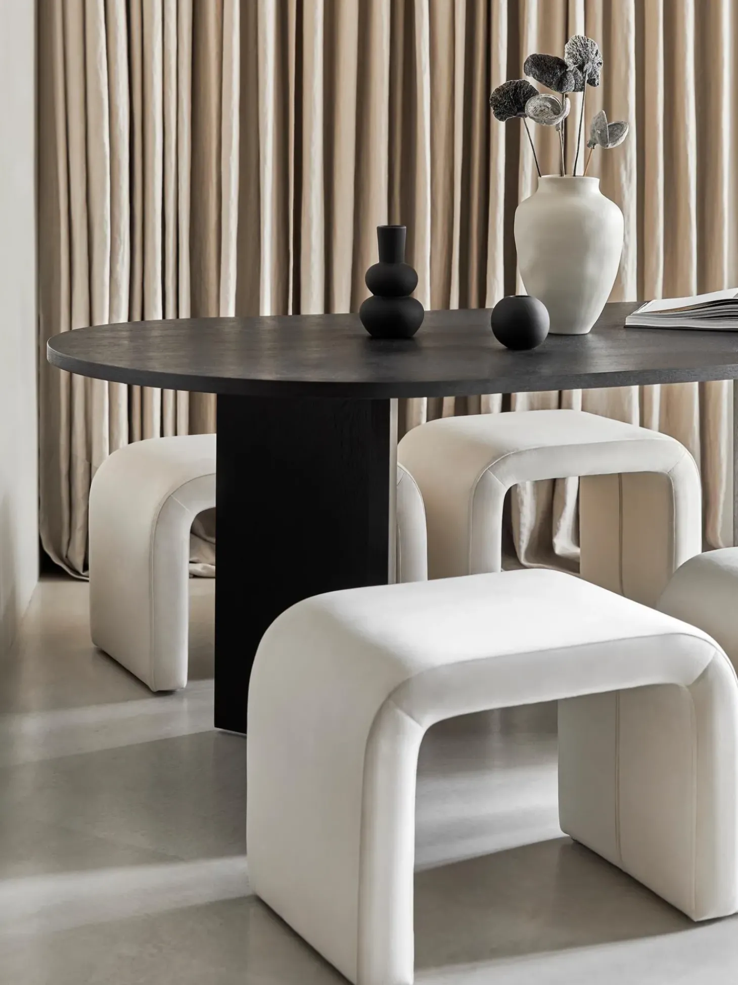 Taburete De Terciopelo Penelope