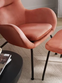 Taburete De Terciopelo Wing