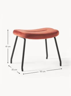 Taburete De Terciopelo Wing