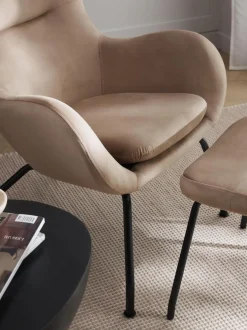 Taburete De Terciopelo Wing