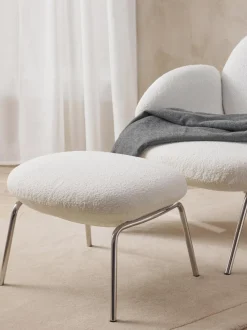 Taburete En Tejido Boucle Luan