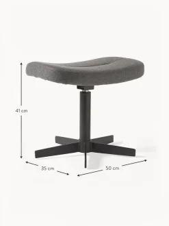 Taburete Giratorio Tapizado Wing