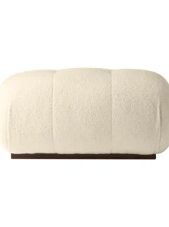 Taburete Tapizado En Borreguillo Stanley