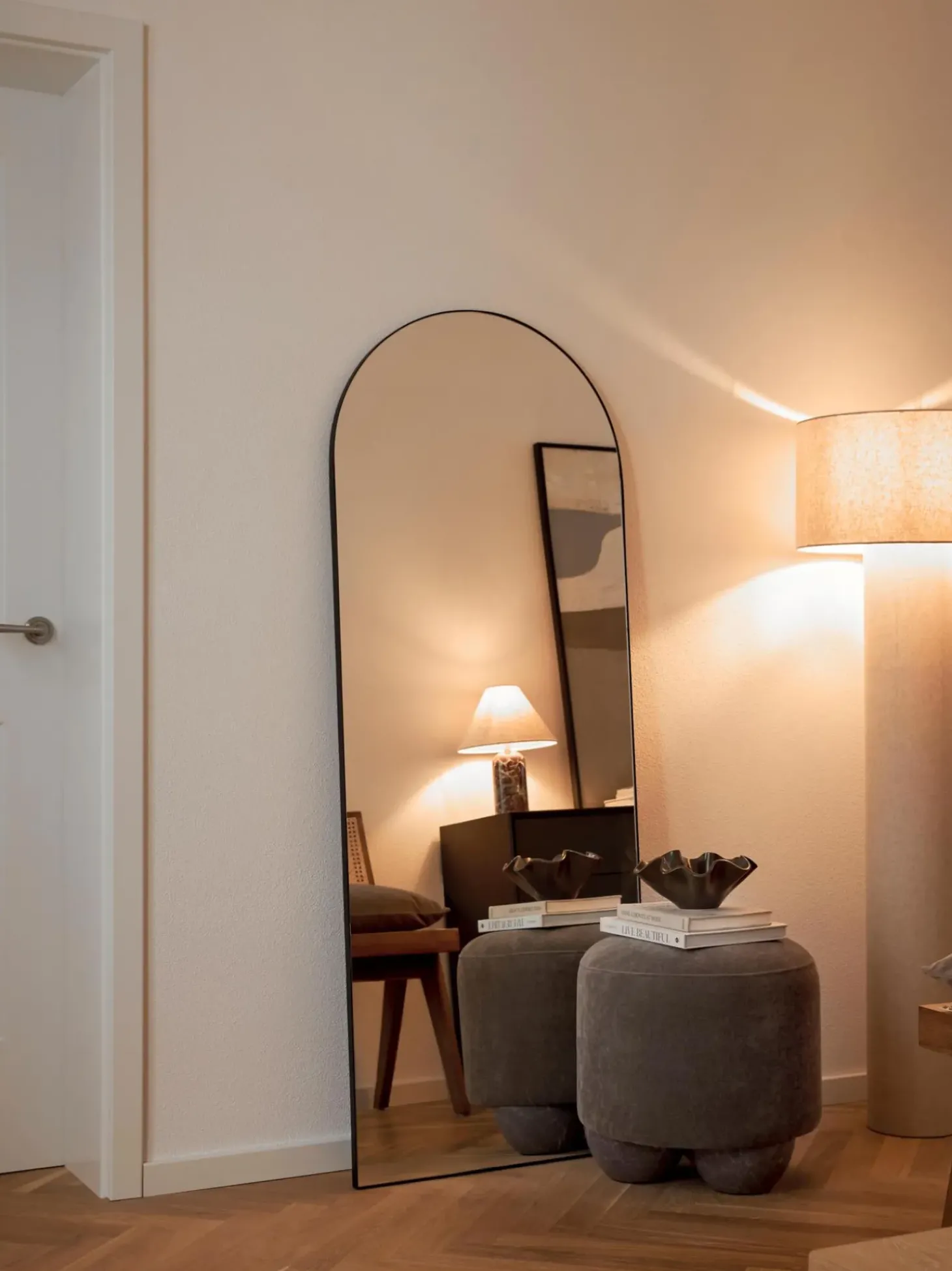 Taburete Tapizado Lino