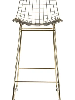 Taburetes Alto De Metal Wire, 2 Uds.