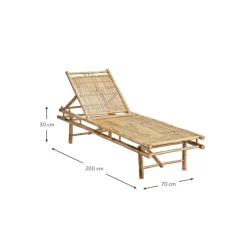 Tumbona De Bambu Mandisa