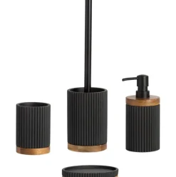 Vaso Cepillo De Dientes Con Madera Laura