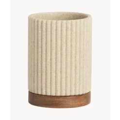 Vaso Cepillo De Dientes Con Madera Laura