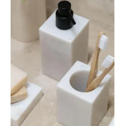 Vaso Cepillo De Dientes De Marmol Andre