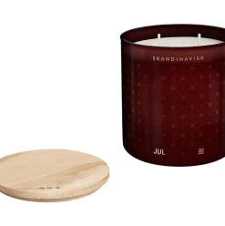 Vela Perfumada Dos Mechas Jul (Canela, Clavo, Jengibre, Miel, Vino Caliente)