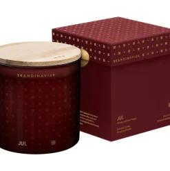 Vela Perfumada Dos Mechas Jul (Canela, Clavo, Jengibre, Miel, Vino Caliente)