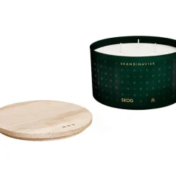 Vela Perfumada Tres Mechas Skog (Pino, Pinas, Savia De Abedul)