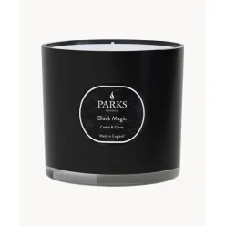 Vela Perfumada Tres Mechas Black Magic (Cedro, Vetiver Y Pachuli)