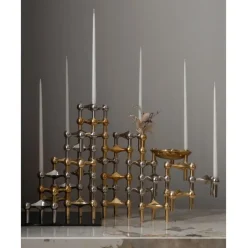 Velas Conicas Stoff Nagel, 6 Uds.