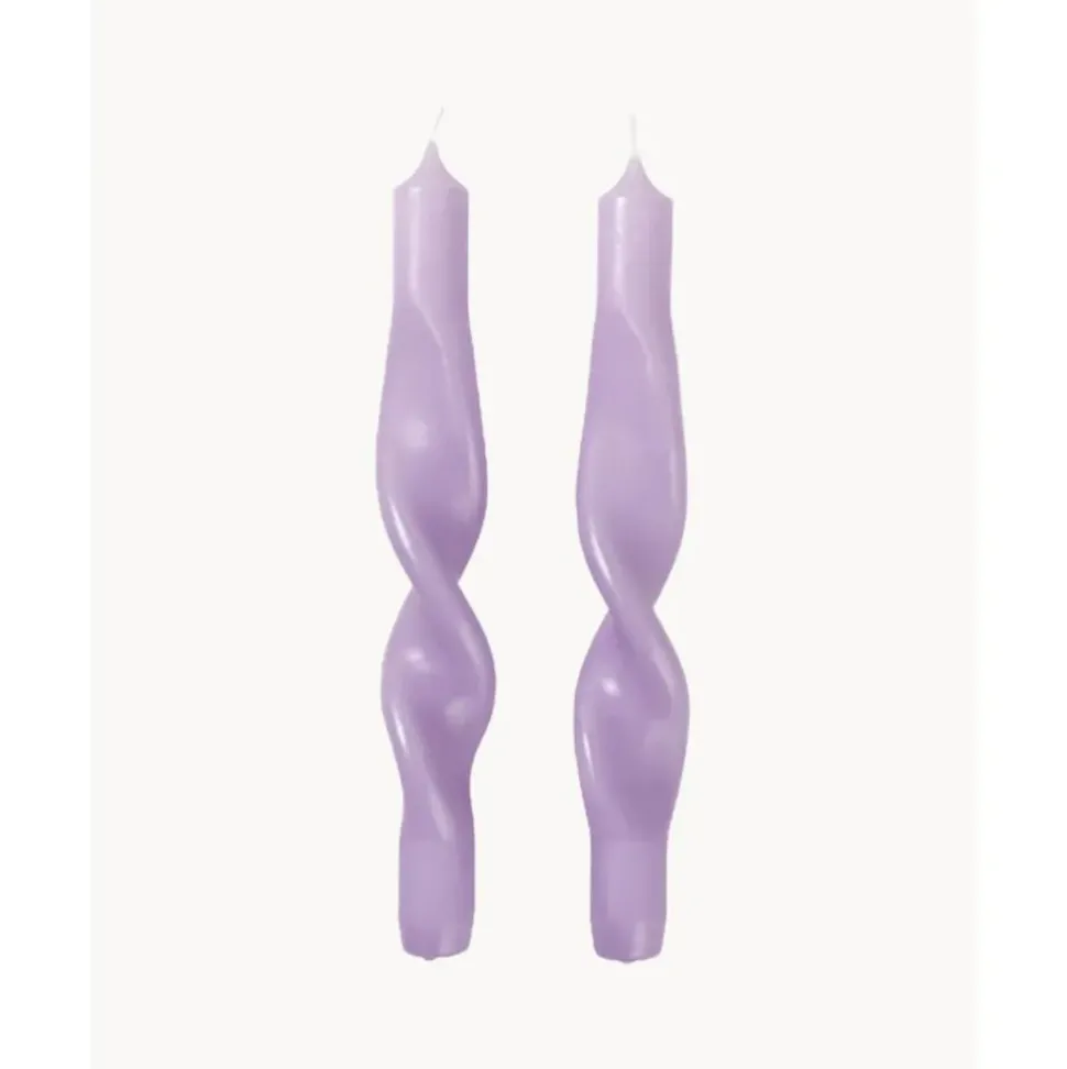 Velas Conicas Twist, 2Uds.
